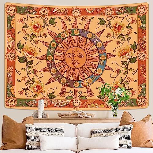 Kanuyee Blacklight Skull Tapestry Wall Hanging Tapestry Neon Tapestries For Bedroom Skeleton Horror tapestry UV Room Decor Skull2 44×60 Inches - Image 1