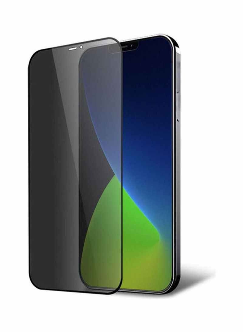 BORTONY Tempered Glass Screen Protector for Apple iPhone 12 Pro Max Black/Clear - Image 1