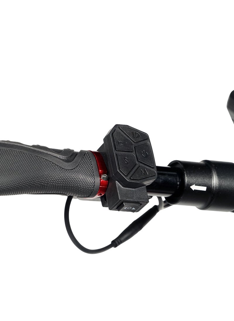 Crony - V10 Big LCD Display Electric Scooter - Black with Smart Lock & App /upto 65 Km/H Maximum Speed, 35km Travel Distance, 10 Inch Tires. - Image 1