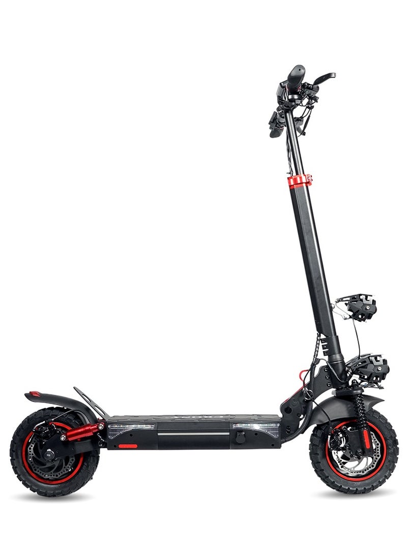 Crony - V10 Big LCD Display Electric Scooter - Black with Smart Lock & App /upto 65 Km/H Maximum Speed, 35km Travel Distance, 10 Inch Tires. - Image 1