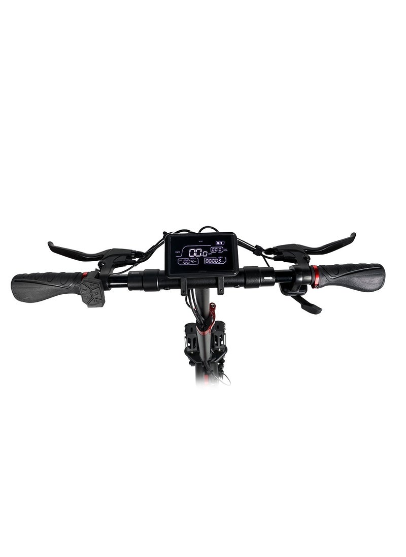 Crony - V10 Big LCD Display Electric Scooter - Black with Smart Lock & App /upto 65 Km/H Maximum Speed, 35km Travel Distance, 10 Inch Tires. - Image 1