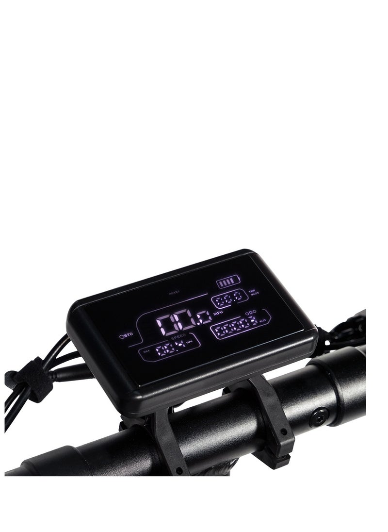 Crony - V10 Big LCD Display Electric Scooter - Black with Smart Lock & App /upto 65 Km/H Maximum Speed, 35km Travel Distance, 10 Inch Tires. - Image 1