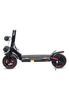 Crony V10 Big LCD Display Electric Scooter - Black with Smart Lock & App /upto 65 Km/H Maximum Speed, 35km Travel Distance, 10 Inch Tires.  - Image 3