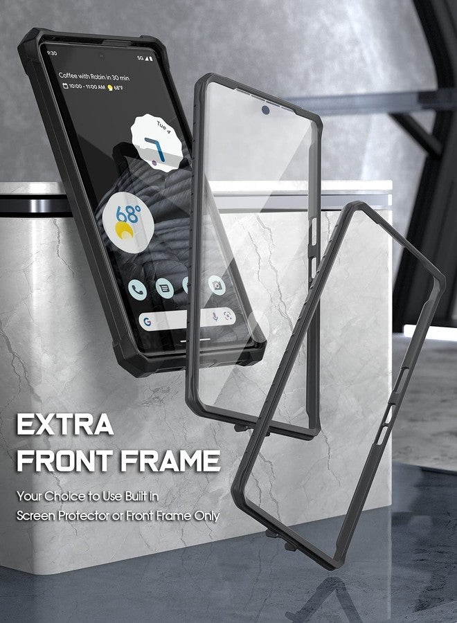 Poetic Guardian MagPro Case Compatible with Pixel 7 Pro,[Compatible with MagSafe], Built-in Screen Protector Work with Fingerprint ID, Full Body Hybrid Shockproof Protective Rugged Case, Black/Clear - Image 5