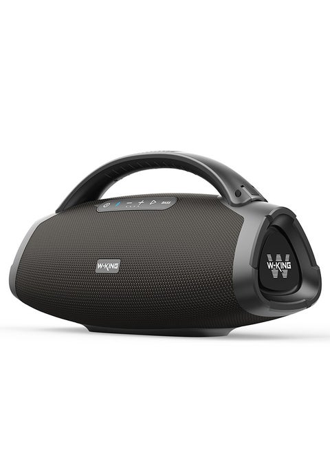 Speaker Bluetooth Wireless Karaoke Portable 2 Mic Party Box 200W, Black