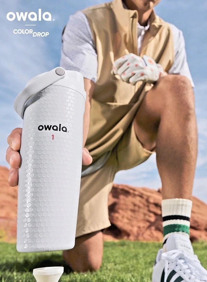 Owala 30oz FreeSip Sway Fairways For Days Golf Water Bottle RARE - Image 4