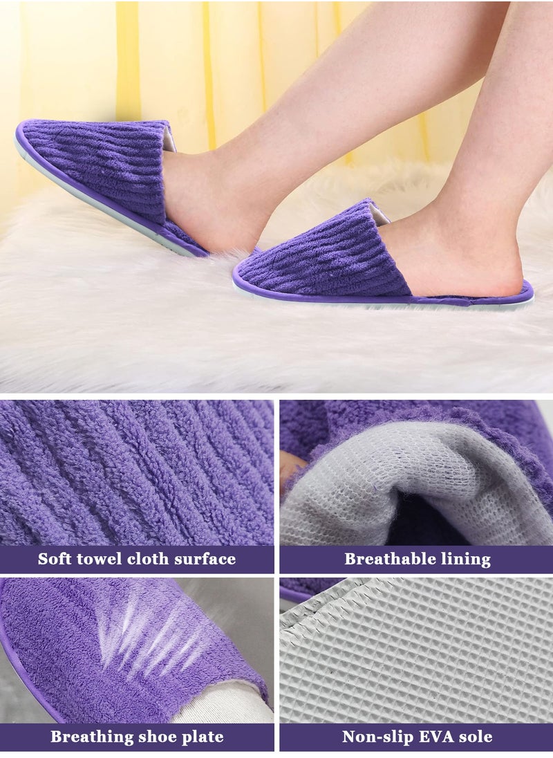 5 Pairs Disposable Bath Slippers for Guests - Bulk Slipper Pack for Hotel, Spa, Travel, Shoeless Home,  Closed Toe Include Different Colour - pzsku/Z8D833724458014CA9AA7Z/45/_/1737860383/3366d805-9f9a-4bb8-90d9-2ba4d7ad1fa1