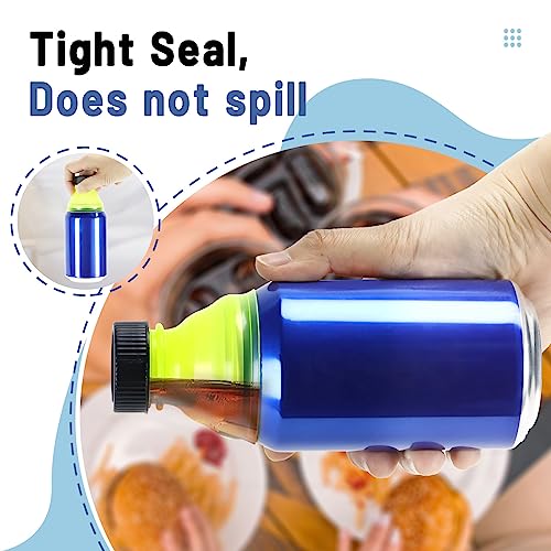 Newbested 12 Pack Can Covers,Reusable Pop Can Bottle Tops Lids for Soda Carbonated Drink Beer Energy Drinks Juice Seltzer,Picnic Beach Gathering Party Accessories - Image 4