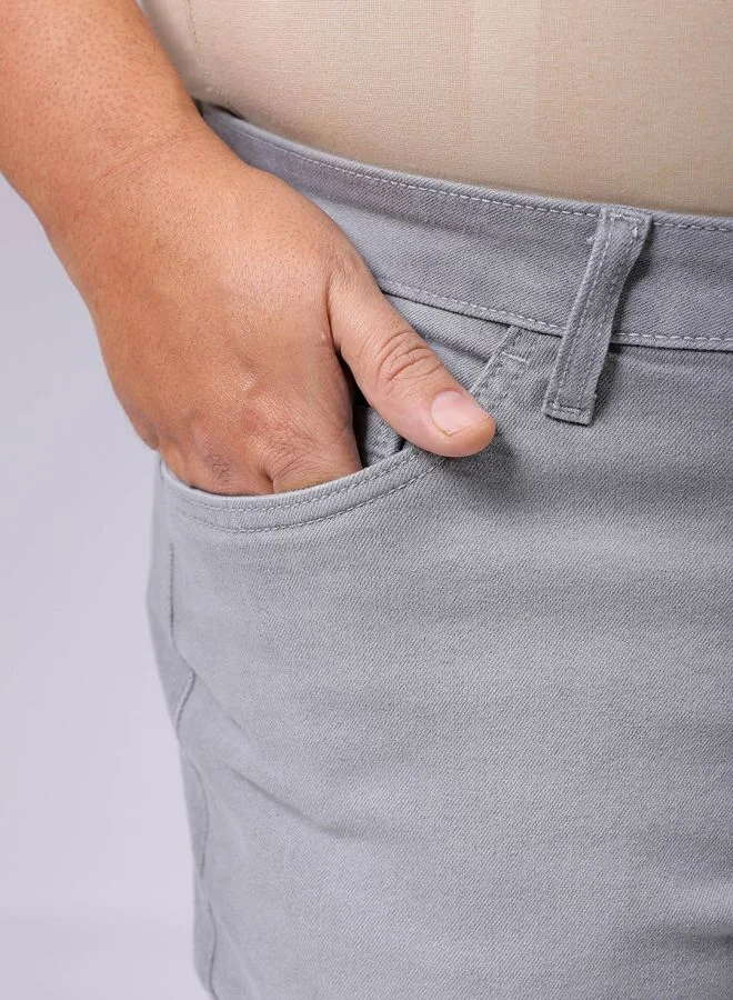هاردسودا Men Plus Size Bootcut Solid Mid-Rise Stretchable Jeans