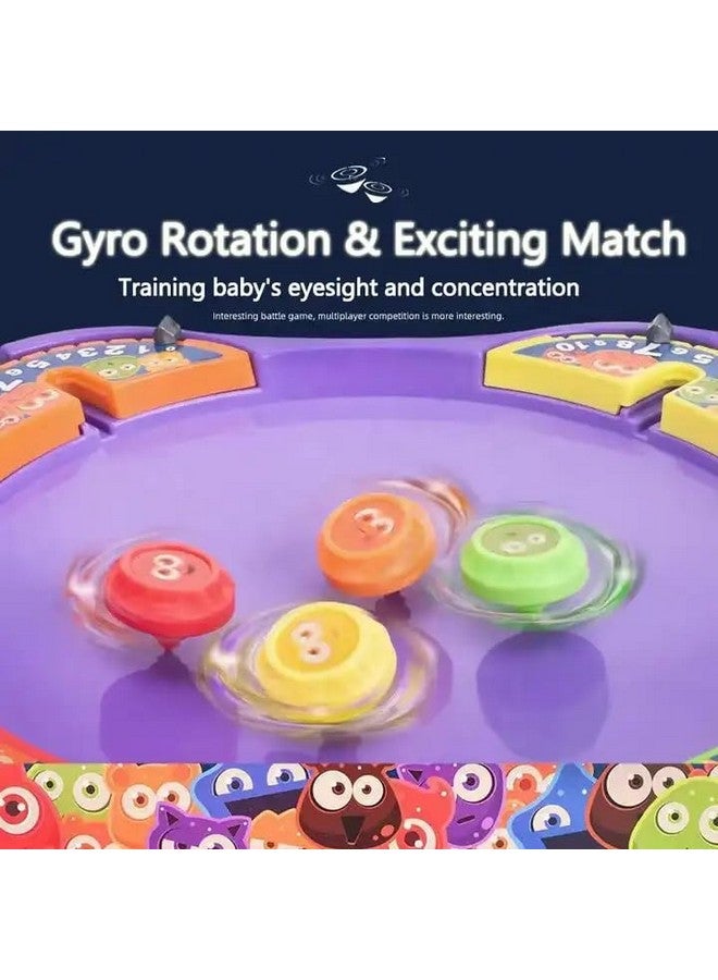 Goyal's Cool Top Spinning Beyblades Game Gyro Battle Toy On Classic Super Arena Disk For Kids, 2-4 Players With 4 Beyblades Spinners & Launchers (Black) - Image 4