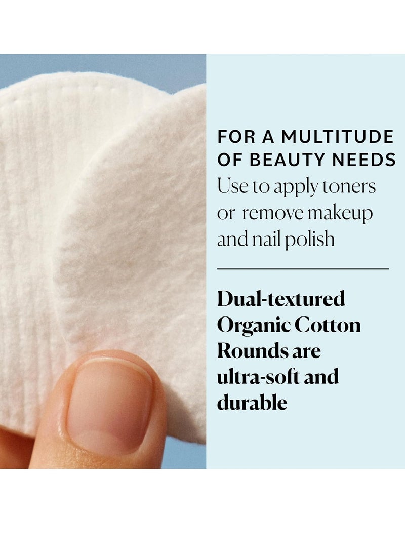Sky Organics Sky Organics Organic Cotton Rounds for Sensitive Skin, 100% Pure GOTS Certified Organic for Beauty & Personal Care, 300 ct  - Image 3