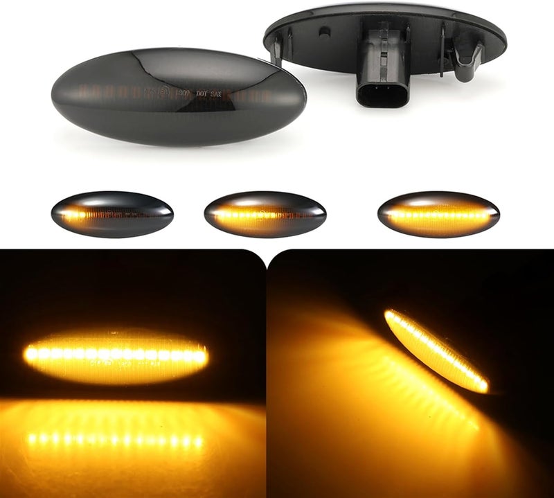 QASULER Dynamic Turn Signal Side Marker Lights - Image 5