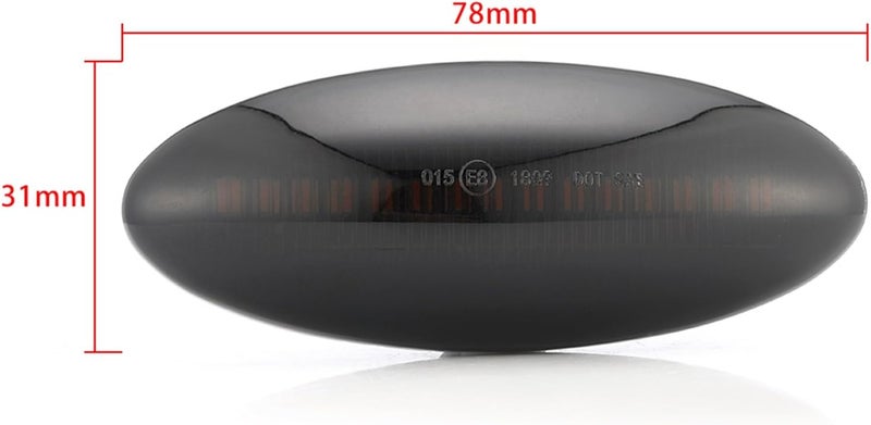 QASULER Dynamic Turn Signal Side Marker Lights - Image 2