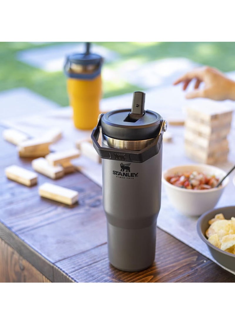 Stanley - IceFlow 0.88L Straw Water Bottle – Keeps Drinks Cold for 12+ Hours – Leakproof Stainless Steel – BPA-Free Travel Mug – Durable, Easy-Carry Design for Active Lifestyles – Perfect for Gym, Office, and Outdoor Adventures - Image 1