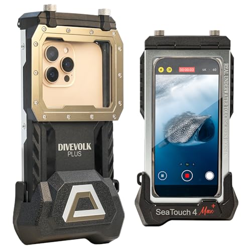 DIVEVOLK Seatouch 4 Max Plus Underwater Touchscreen housing compatiable for iPhone 12/12 Pro/12 Pro Max/13/13 Pro/13 Pro Max/14/14 Pro/14 Pro Max/15/15 Pro/16Pro/16Pro Max - Image 1