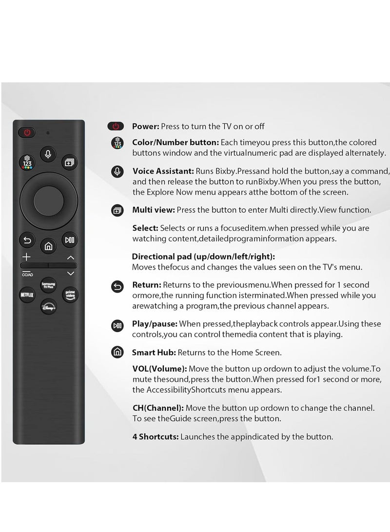 Smart Solar-Powered Remote Control for Samsung Smart TVs – BN59-01385A - Image 3