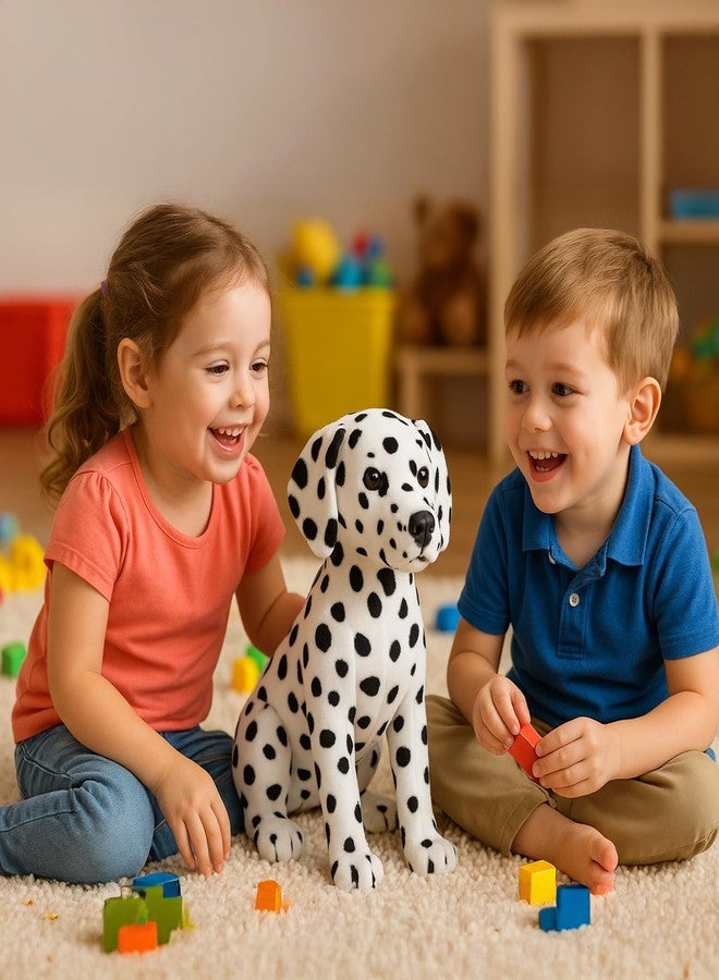 WEIGEDU Dalmatian Stuffed Animals, Stuffed Dalmatian, Stuffed Puppy Dog Plush Toys for Boy Girl Kids Birthday, 12 inches - Image 5