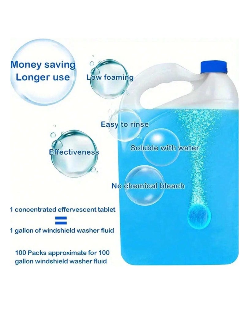 Generic 10 glass cleaning capsules, used in wiper blades and water sprayers. Each capsule is enough for four liters of water.  - Image 3
