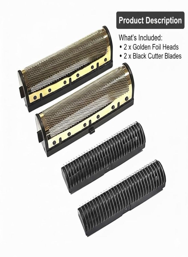 Foil Shaver Replacement Blades Compatible with Andis Foil Shaver TS1 (17150, 17235, 17220), TS2 (17200), 4Pcs (2 Foil and 2 cutters) - Image 4