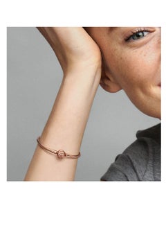 Pandora Violet Pandora Moments Love Knot Snake Chain Bracelet  - Image 3