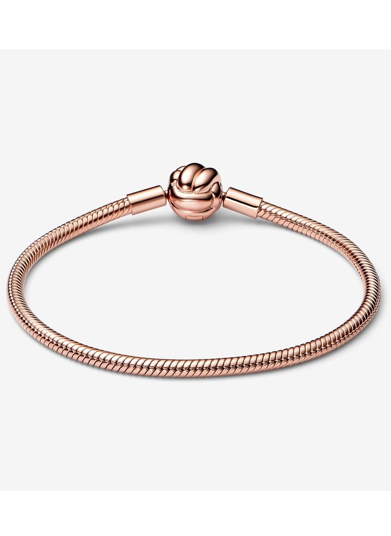 Pandora Violet Pandora Moments Love Knot Snake Chain Bracelet  - Image 5
