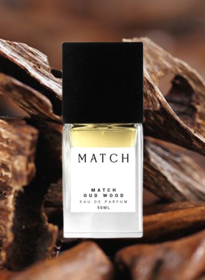 ماتش 2 قطع عطر ماتش عود وود 50 مل - Image 2