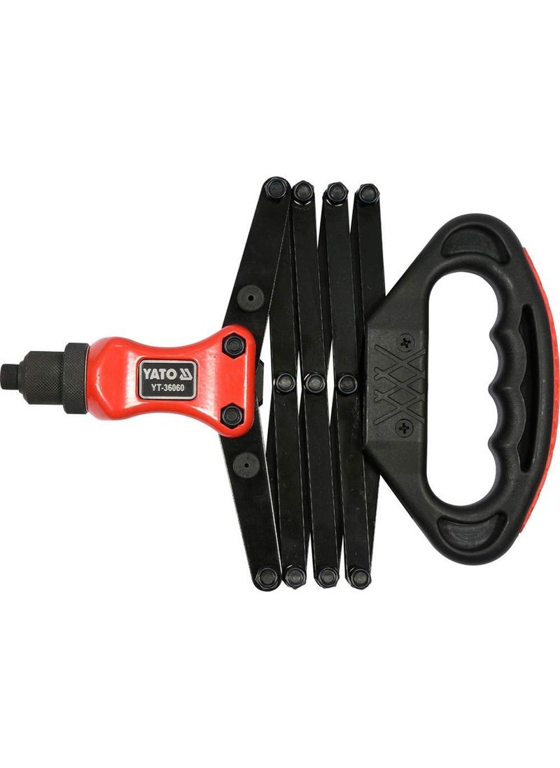 Yato Yato YT36060 Lazy Tongue Riveter 2464mmHand Riverting ToolsHand Riverter Sethand Rivet MachineForged Steel handle3jaw designCrV steelLength is 250mmIndustrial toolsCutting Power Tools  - Image 1