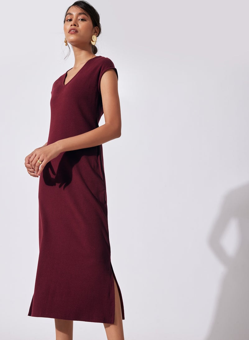 The Label Life Ribbed Midi Dress - Image 2