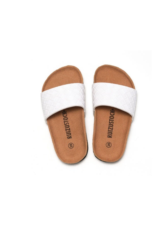 NIBEMINENT Summer Children Cork Slippers Girls Boys Baby Beach Fashion Casual Sandals Trendy Student Outdoor Flats Walking Shoes  - Image 4