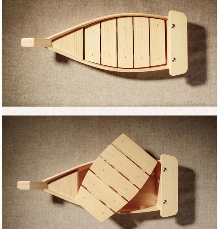 DOITOOL Wooden Sushi Serving Tray Boat Plate for Restaurant or Home - Image 4