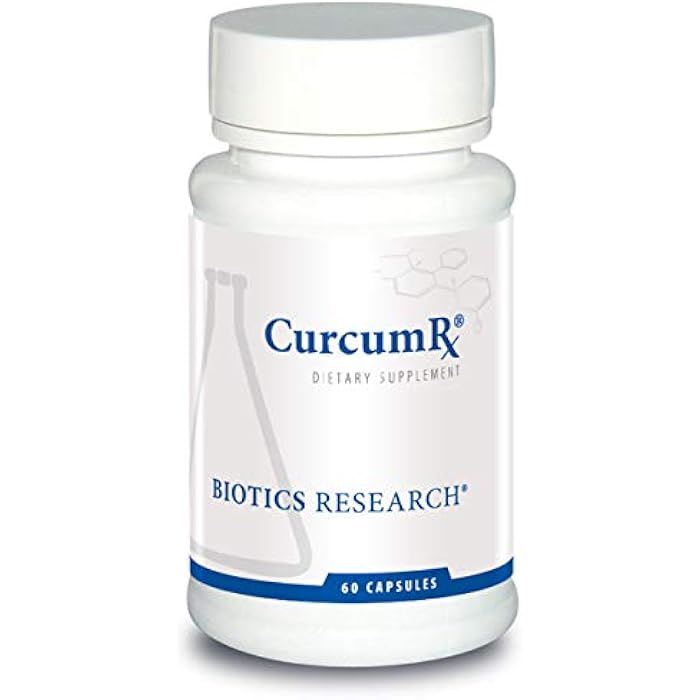 Biotics Research CurcumRx All Natural Turmeric Complex with Curcumin, Over 200 Beneficial Turmeric Root Nutrients, Antioxidants, Supports Physiological Pathways, 60 Capsules - Image 1
