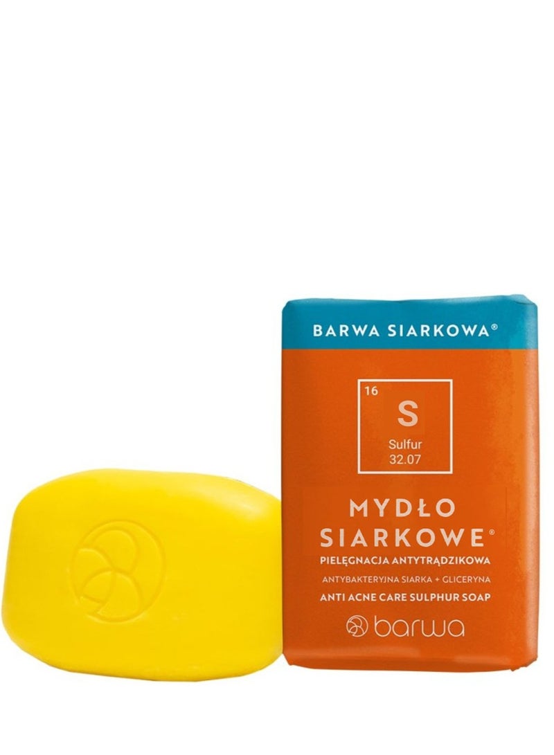 باروا صابون الكبريت المضاد لحب الشباب من باروا في قطعة 100 جرام - Image 1