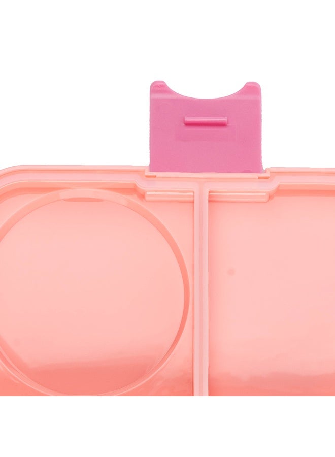 Cocobee Whale Bento Lunch Box With Food Jar, 4 Compartments - Pink - Image 3