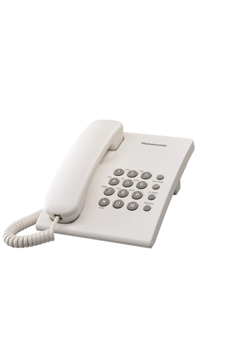 Panasonic Corded Telephone - White Kx-Ts500 - pzsku/Z8D849DF2991F6FE81EB2Z/45/_/1728639786/f77aaae6-d6b1-4f2c-9444-649f62e50194