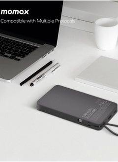Momax 1-Power X Battery Pack 20000 mAh Power Bank with Built-in USB-C PD Cable - White  - Image 4