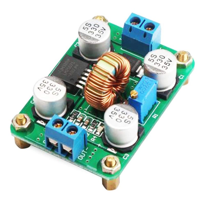 REES52 REES52 DCDC 3530V to 430V Adjustable LM2587 Boost Regulator Stepup Power Converter Power Supply Module Board with High Power Terminal for Solar Panel Car Battery - Image 1
