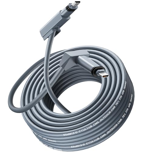 Ablian Starlink Gen 2 Cable 150FT ONLY for Gen 2 Rectangular Dish Waterproof Replacement Cord for Starlink Gen 2 Standard Actuated Kit HighSpeed PoE Cable NOT for Gen 3MiniRound Dish - Image 1