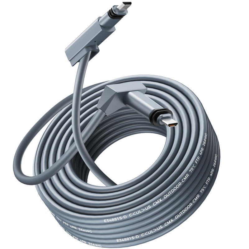 Ablian Starlink Gen 2 Cable 150FT ONLY for Gen 2 Rectangular Dish Waterproof Replacement Cord for Starlink Gen 2 Standard Actuated Kit HighSpeed PoE Cable NOT for Gen 3MiniRound Dish - Image 2