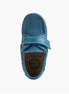 Pablosky Boys' Stitch Detail Moccasins With Hook And Loop Closure  - Image 4