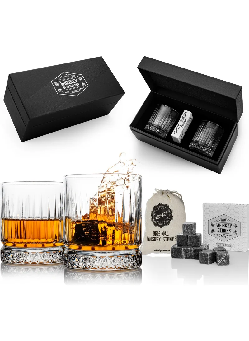 Hediye Sepeti Premium Boxed Glasgow Whiskey Glass Set of 2 Whiskey Glasses