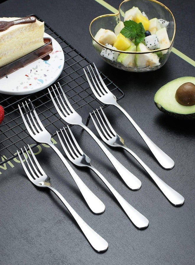Kyraton Dinner Fork 6 Pieces, Stainless Steel 8.17 Inch Forks Silverware, Table Forks Set of 6 - Image 4