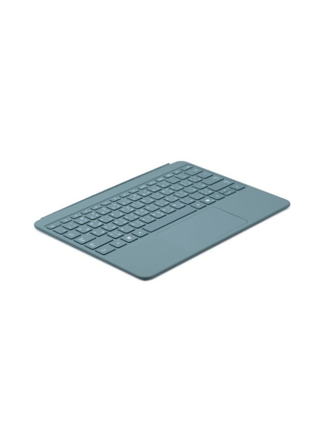 Microsoft Surface Pro 12 Inch English/ Arabic Keyboard, Compatible with Surface Pro 12 Inch, Alcantara Material, Keyboard Only Ocean Blue - Image 1