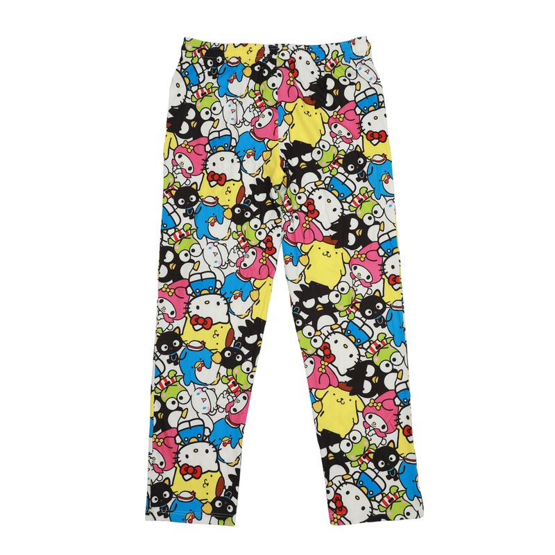 Bioworld Hello Kitty Character Collage Unisex Sleep Pants Multicolored - Image 2