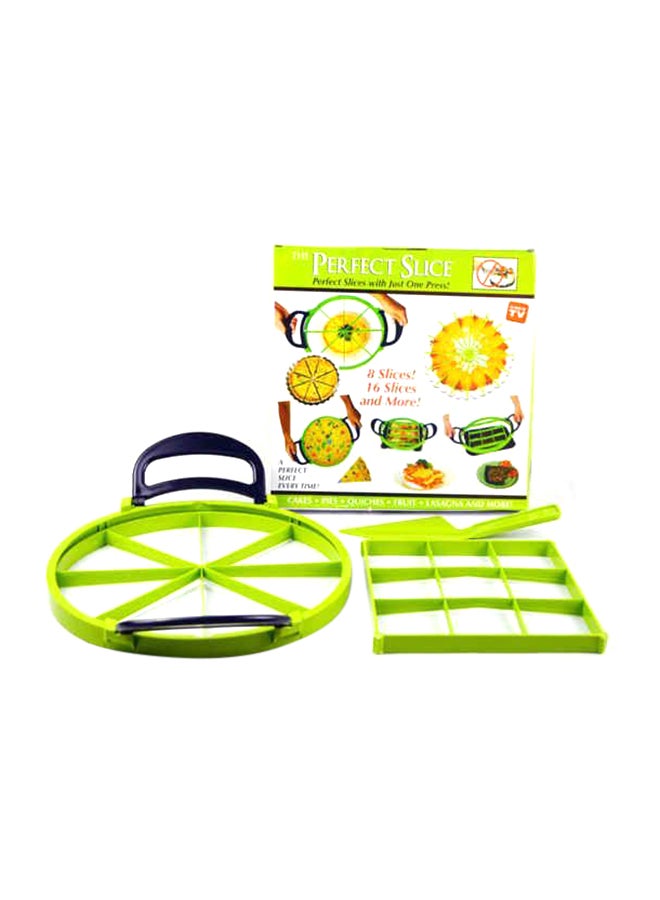 3-Piece Cake Slicer Green