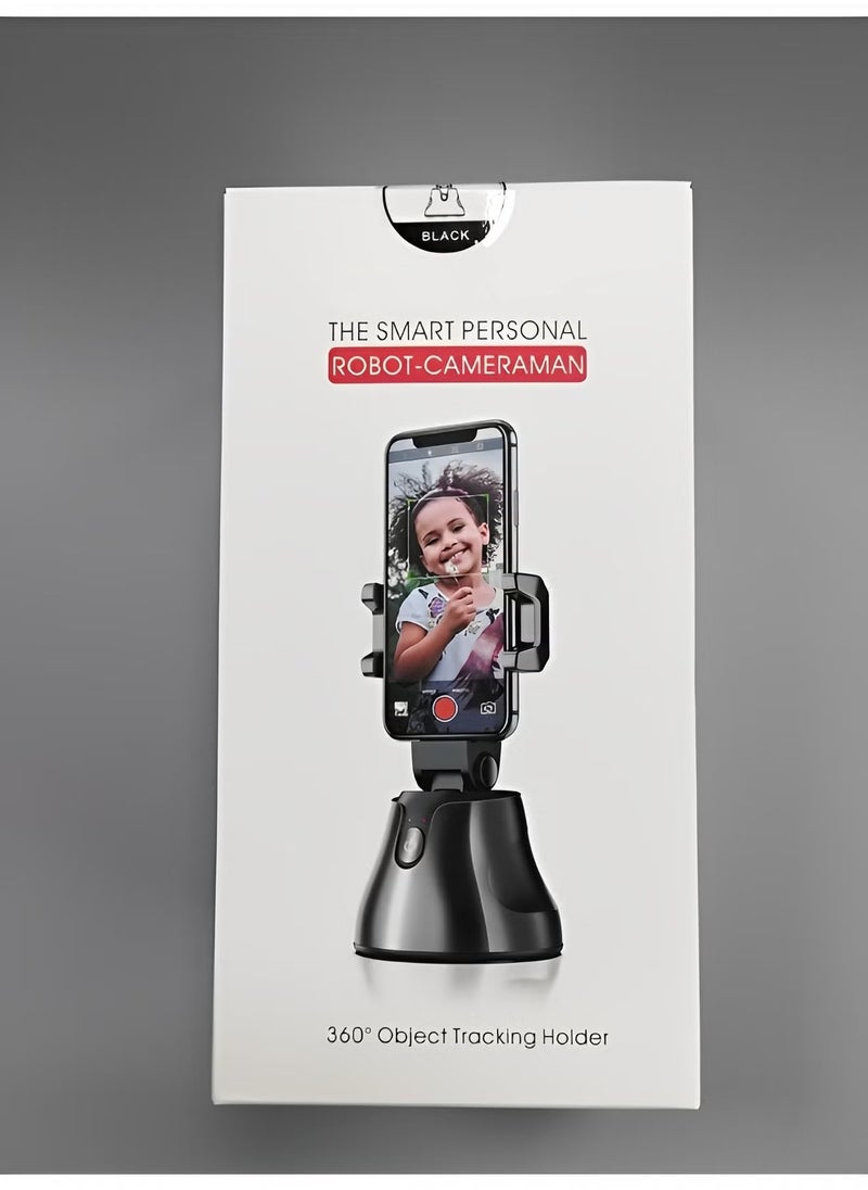 Auto Face Tracking Phone Holder 360° Rotation Face Body Phone Tracking Tripod Smart Shooting Camera Mount for Live & Vlog & Video