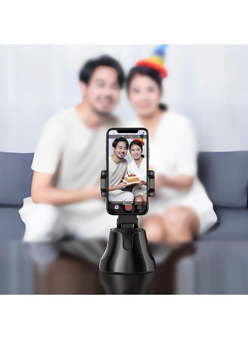 REOCLE - Auto Face Tracking Phone Holder 360° Rotation Face Body Phone Tracking Tripod Smart Shooting Camera Mount for Live & Vlog & Video - Image 1