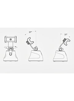 REOCLE Auto Face Tracking Phone Holder 360° Rotation Face Body Phone Tracking Tripod Smart Shooting Camera Mount for Live & Vlog & Video  - Image 5