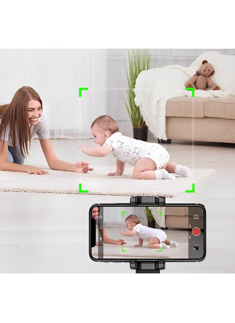REOCLE - Auto Face Tracking Phone Holder 360° Rotation Face Body Phone Tracking Tripod Smart Shooting Camera Mount for Live & Vlog & Video - Image 1