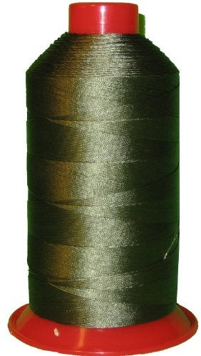 Bonded Nylon Sewing Thread 92 T90 1850yds for Outdoor Upholstery Light OD Green