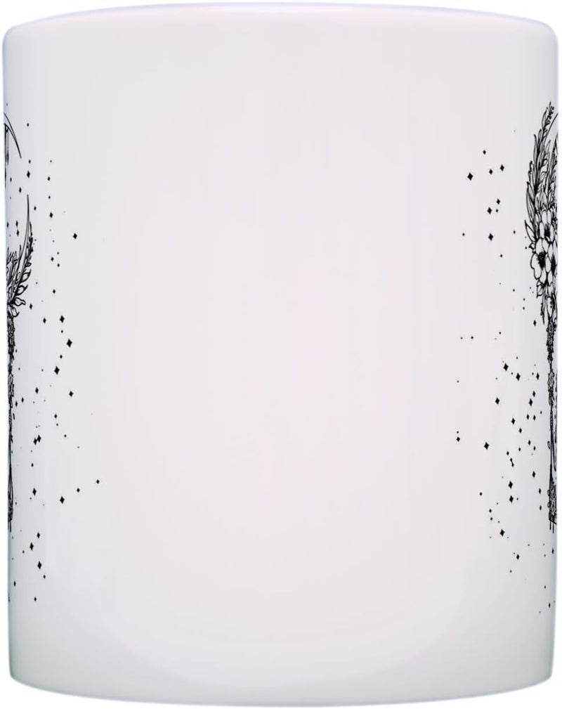 ThisWear Halloween Mugs Coffee Girly Skeleton Swinging 2 Pack 11oz Ceramic Coffee Mug Set - Image 4